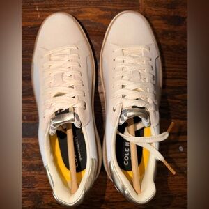Cole Haan Men's Beige and Metallic Sneakers